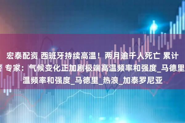 宏泰配资 西班牙持续高温！两月逾千人死亡 累计发布76次红色预警 专家：气候变化正加剧极端高温频率和强度_马德里_热浪_加泰罗尼亚